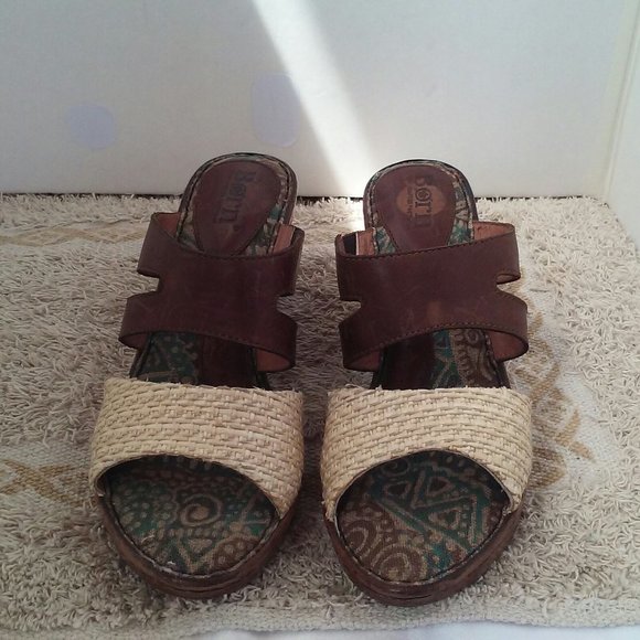 born womens wedge sandals